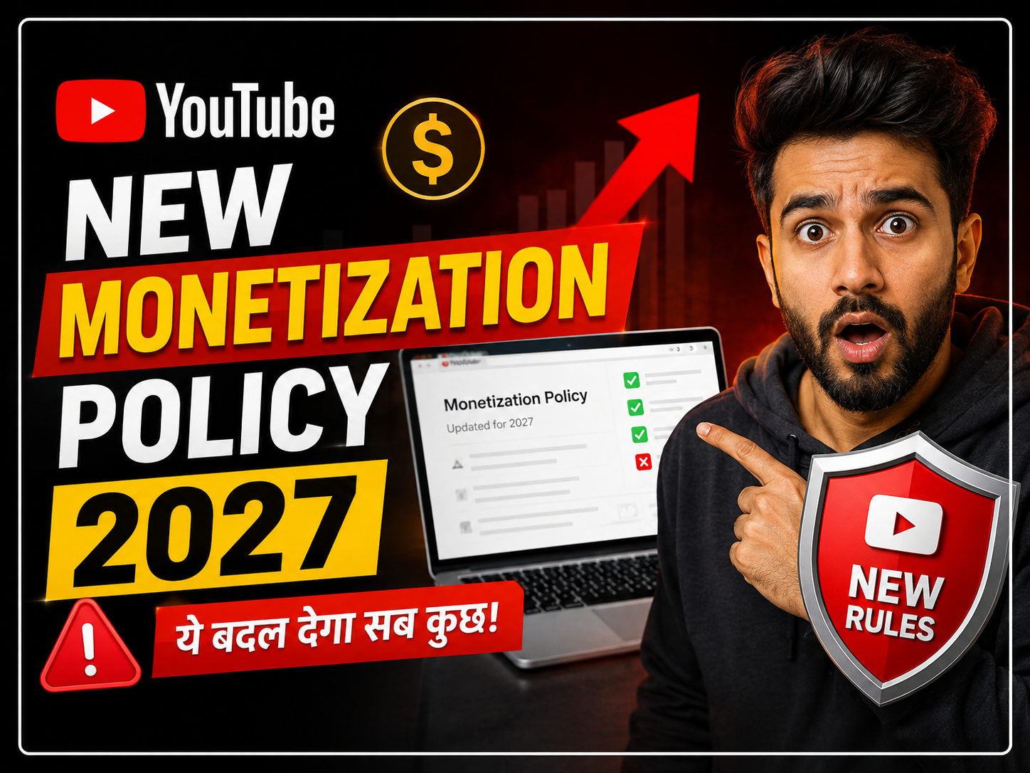 YouTube New Monetization Policy 2027: Latest Rules, Updates, Eligibility, and Earnings Guide