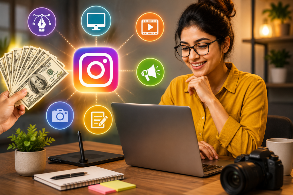 4. Sell Digital Products Through Instagram – Instagram Se Paise Kaise Kamaye 2026