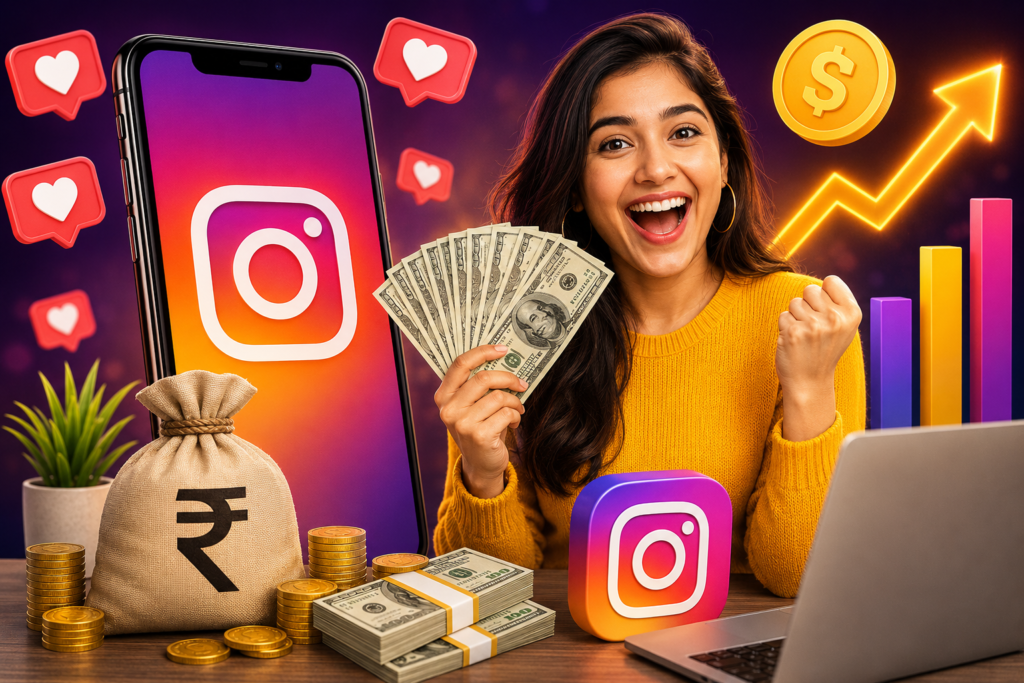 Instagram paise kamaye – Instagram Se Paise Kaise Kamaye 2026